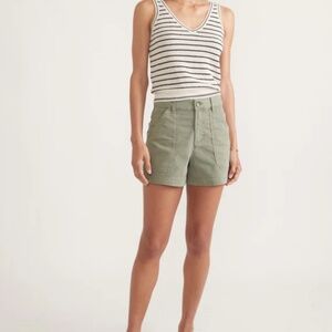 Marine Layer Maya Utility Shorts in Olive